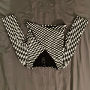 Forever 21 houndstooth top